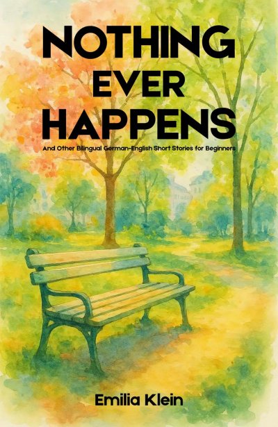 'Cover von Nothing Ever Happens And Other Bilingual German-English Short Stories for Beginners'-Cover