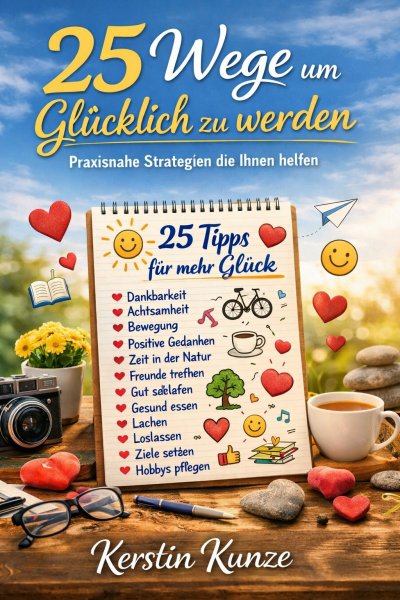 'Cover von 25 Wege um glücklich zu werden'-Cover