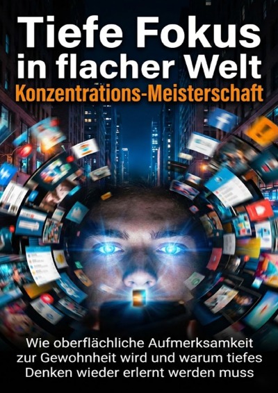'Cover von Tiefe Fokus in flacher Welt: Konzentrations-Meisterschaft'-Cover