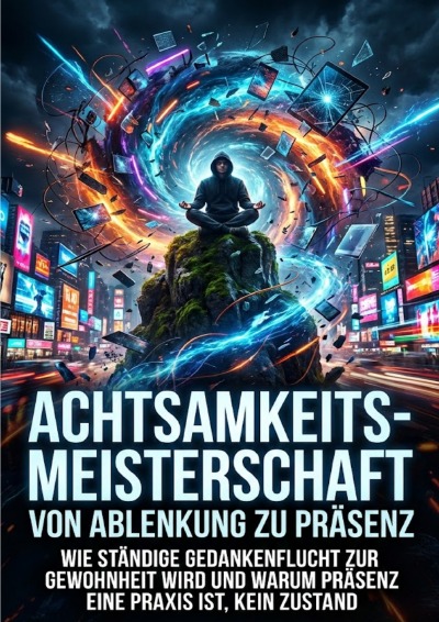 'Cover von Achtsamkeits-Meisterschaft: Von Ablenkung zu Präsenz'-Cover