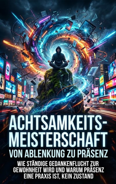 'Cover von Achtsamkeits-Meisterschaft: Von Ablenkung zu Präsenz'-Cover