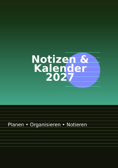 'Cover von Notizen & Kalender 2027'-Cover