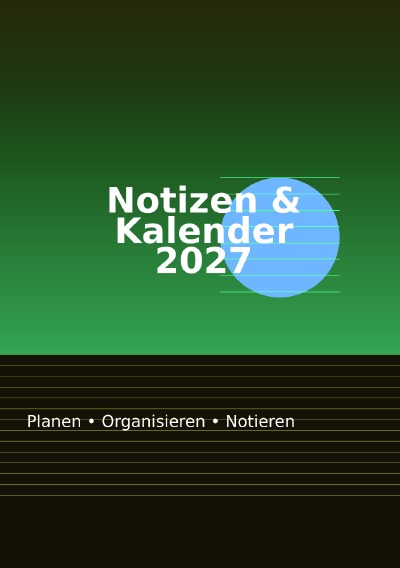 'Cover von Notizen & Kalender 2027'-Cover