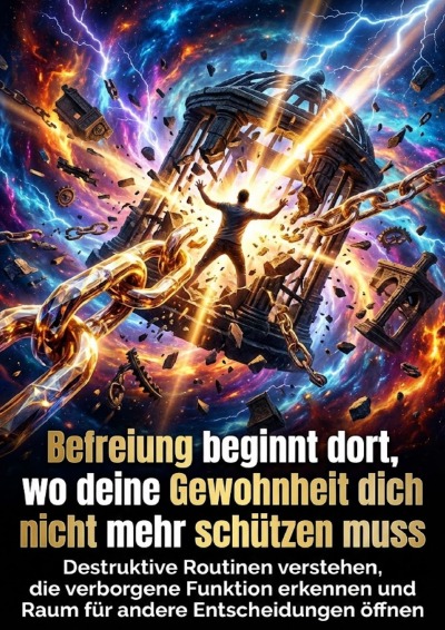 'Cover von Befreiung beginnt dort, wo deine Gewohnheit dich nicht mehr schützen muss'-Cover