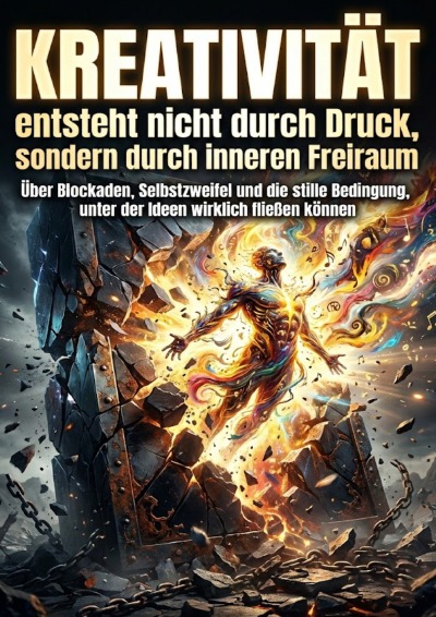 'Cover von Kreativität entsteht nicht durch Druck, sondern durch inneren Freiraum'-Cover