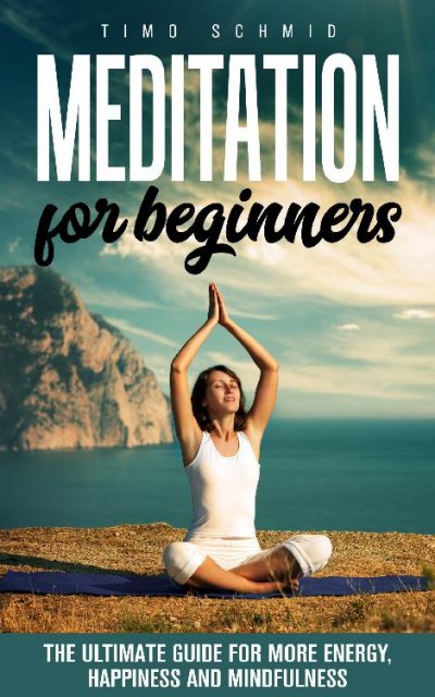 'Cover von Meditation for beginners'-Cover