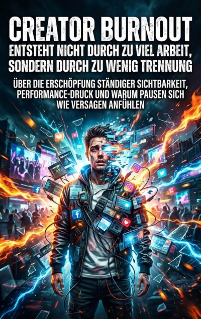 'Cover von Creator Burnout entsteht nicht durch zu viel Arbeit, sondern durch zu wenig Trennung'-Cover