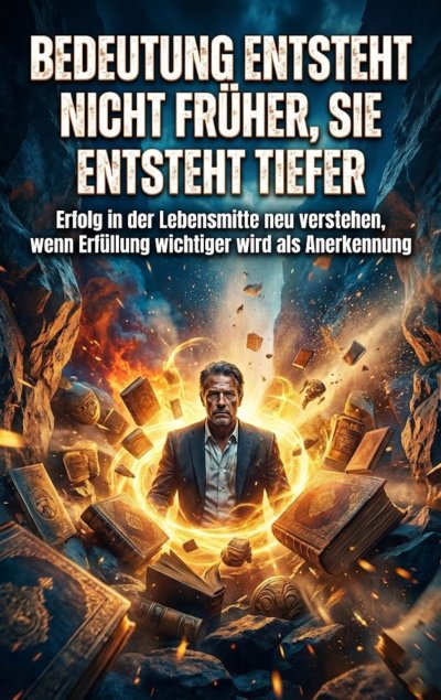 'Cover von Bedeutung entsteht nicht früher, sie entsteht tiefer'-Cover