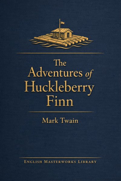 'Cover von The Adventures of Huckleberry Finn'-Cover