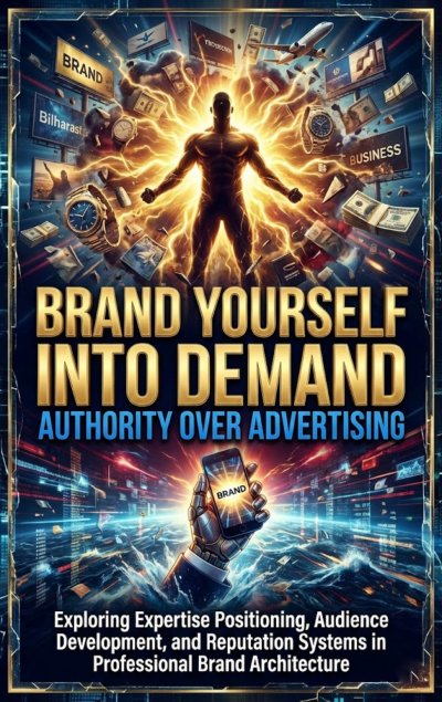 'Cover von Brand Yourself Into Demand: Authority Over Advertising'-Cover