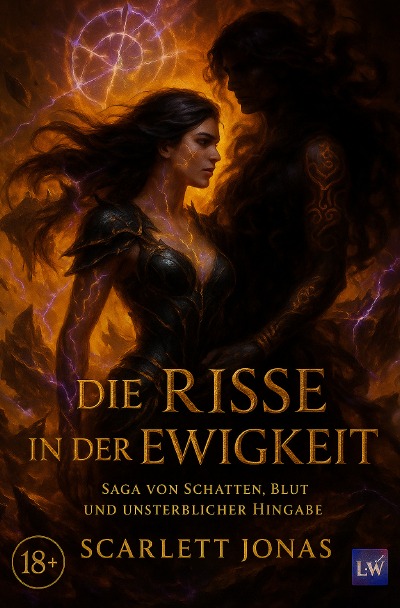 'Cover von Die Risse in der Ewigkeit – Saga von Schatten, Blut und unsterblicher Hingabe Scarlett'-Cover