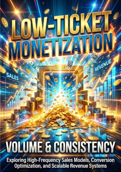 'Cover von Low-Ticket Monetization: Volume & Consistency'-Cover
