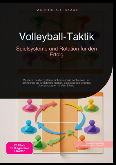 'Cover von Volleyball-Taktik: Spielsysteme und Rotation für den Erfolg'-Cover