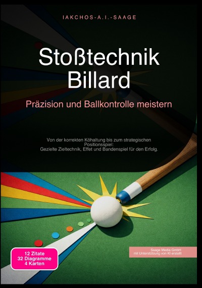 'Cover von Stoßtechnik Billard: Präzision und Ballkontrolle meistern'-Cover