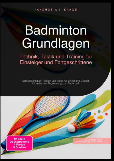 'Cover von Badminton Grundlagen: Technik, Taktik und Training für Einsteiger und Fortgeschrittene'-Cover
