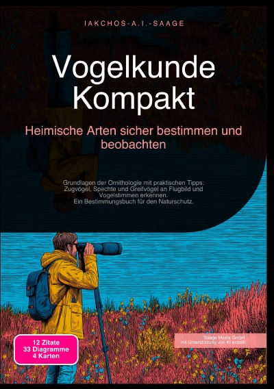 'Cover von Vogelkunde Kompakt: Heimische Arten sicher bestimmen und beobachten'-Cover