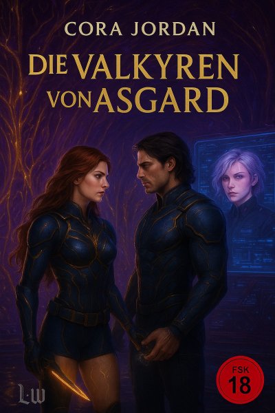 'Cover von Die Valkyren von Asgard „Ein Hard Science-Fiction Romantasy Roman“'-Cover