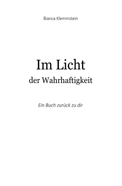 'Cover von Im Licht der Wahrhaftigkeit'-Cover