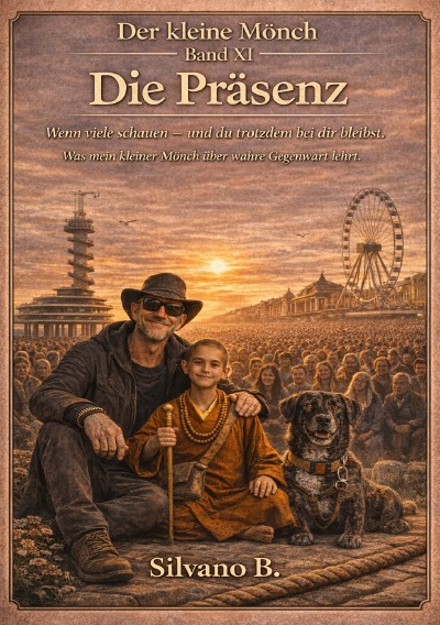 'Cover von Die Präsenz – und der kleine Mönch'-Cover