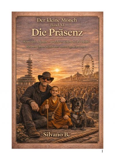 'Cover von Die Präsenz – und der kleine Mönch'-Cover