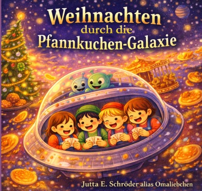 'Cover von Weihnachten durch die Pfannkuchen-Galaxie'-Cover