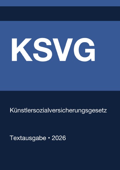 'Cover von KSVG – Künstlersozialversicherungsgesetz (Deutschland) 2026'-Cover