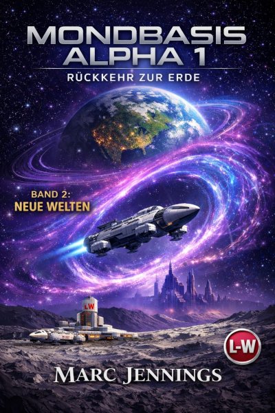 'Cover von MONDBASIS ALPHA 1: RÜCKKEHR ZUR ERDE – Band 2 – Neue Welten'-Cover