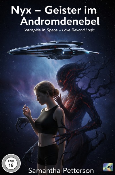 'Cover von NYX – Geister im Andromedanebel „Vampire in Space – Love Beyond Logic“'-Cover