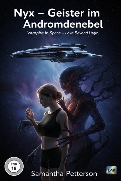 'Cover von Nyx – Geister im Andromedanebel „Vampire in Space – Love Beyond Logic“'-Cover
