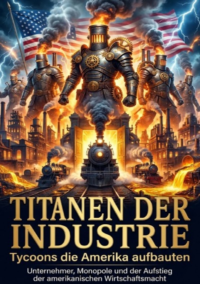 'Cover von Titanen der Industrie: Tycoons die Amerika aufbauten'-Cover