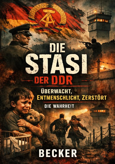 'Cover von Die Stasi der DDR I Überwacht, Entmenschlicht, Zerstört, die Wahrheit'-Cover