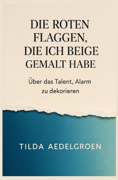 'Cover von Die roten Flaggen, die ich beige gemalt habe – Über das Talent, Alarm zu dekorieren'-Cover
