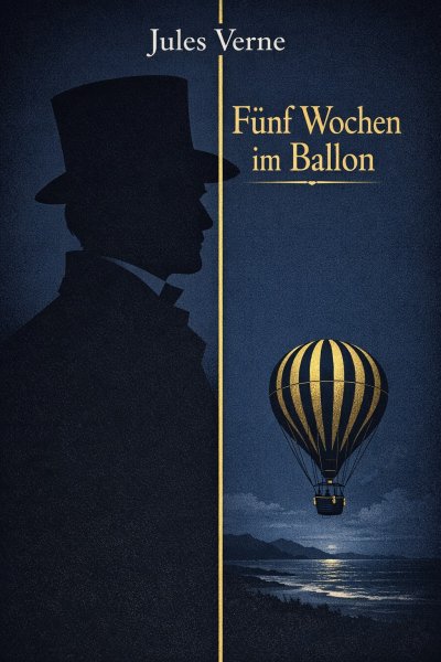 'Cover von Fünf Wochen im Ballon'-Cover