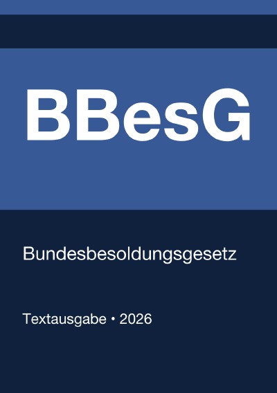 'Cover von BBesG – Bundesbesoldungsgesetz (Deutschland) 2026'-Cover