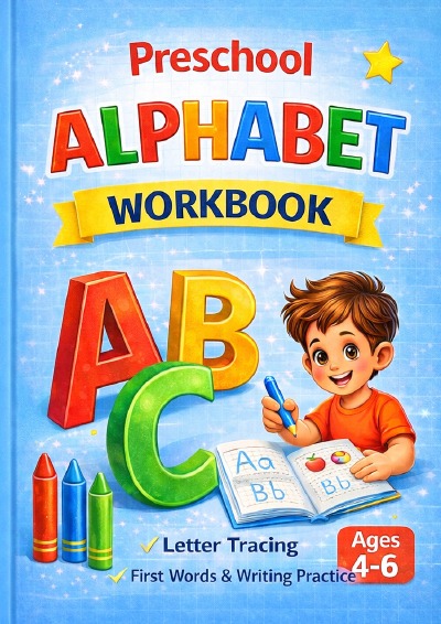 'Cover von Preschool Alphabet Workbook'-Cover