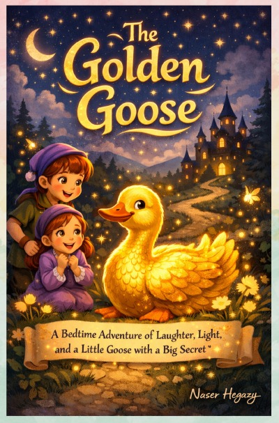 'Cover von The Golden Goose   A Bedtime Adventure of Laughter, Light, and a Little Goose with a Big Secret'-Cover