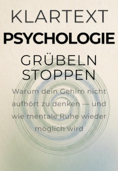 'Cover von Grübeln stoppen'-Cover