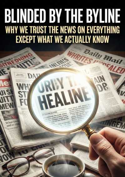 'Cover von Blinded by the Byline'-Cover
