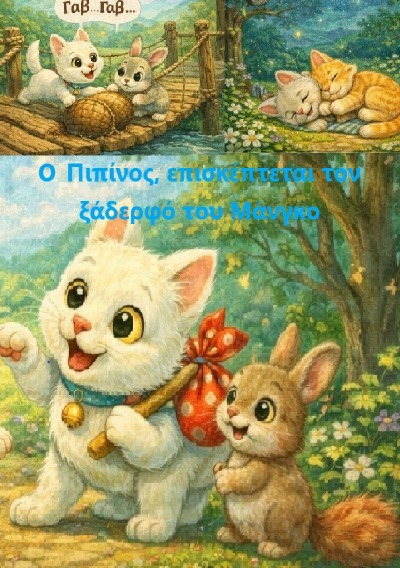 'Cover von Ο  Πιπίνος, επισκέπτεται τον ξάδερφό του Μάνγκο'-Cover