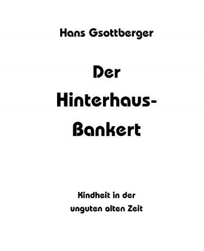 'Cover von Der Hinterhaus-Bankert'-Cover
