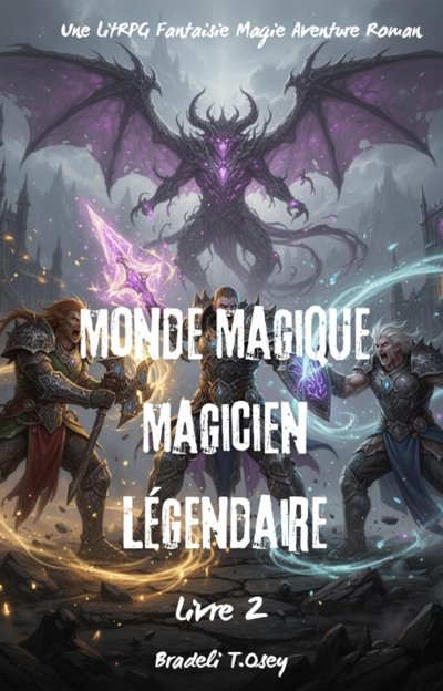 'Cover von Monde Magique Magicien Légendaire:Une LitRPG Fantaisie Magie Aventure Roman(Livre 2)'-Cover