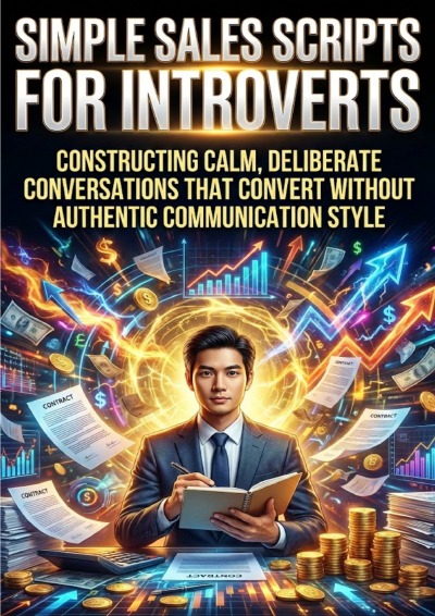 'Cover von Simple Sales Scripts for Introverts'-Cover