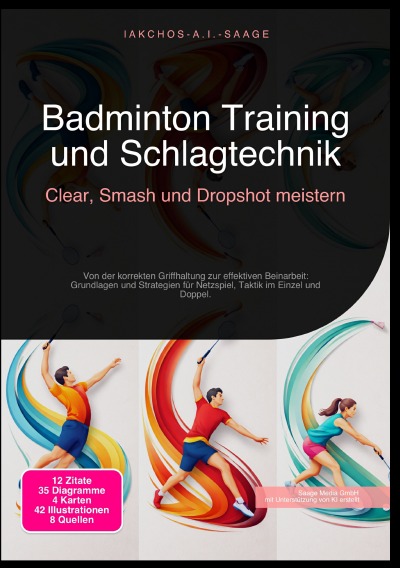 'Cover von Badminton Training und Schlagtechnik: Clear, Smash und Dropshot meistern'-Cover