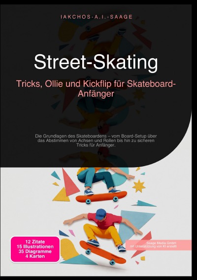 'Cover von Street-Skating: Tricks, Ollie und Kickflip für Skateboard-Anfänger'-Cover