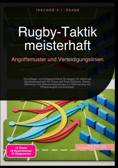 'Cover von Rugby-Taktik meisterhaft: Angriffsmuster und Verteidigungslinien'-Cover