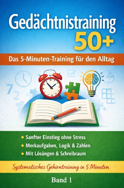 'Cover von Gedächtnistraining 50+'-Cover