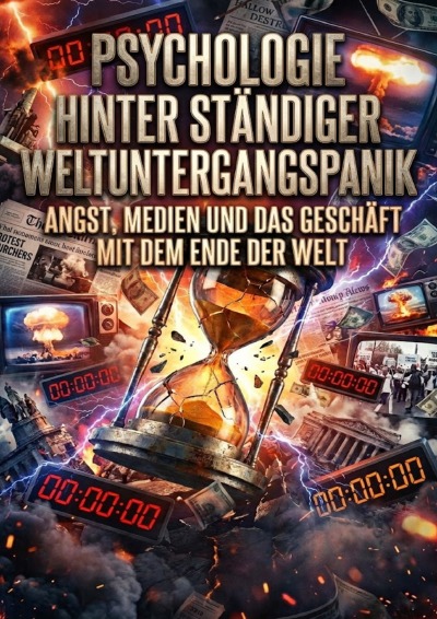 'Cover von Psychologie hinter ständiger Weltuntergangspanik'-Cover