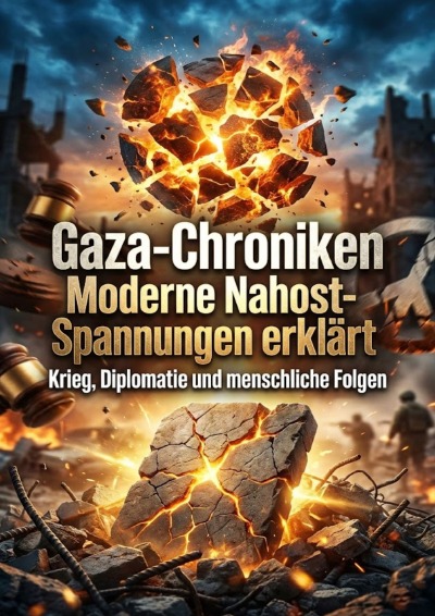 'Cover von Gaza-Chroniken: Moderne Nahost-Spannungen erklärt'-Cover