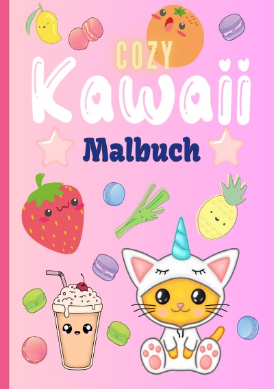 'Cover von Cozy Kawaii Malbuch'-Cover
