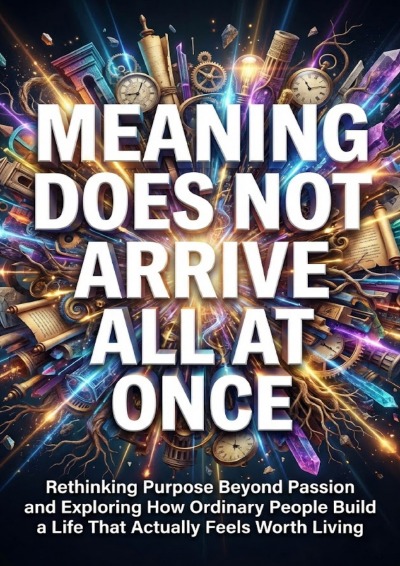 'Cover von Meaning Does Not Arrive All at Once'-Cover
